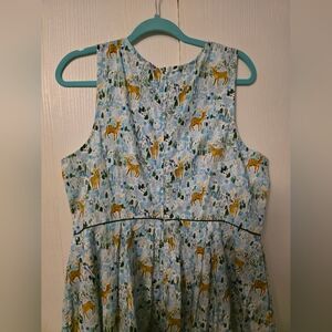 Animal Print Sleeveless Dress